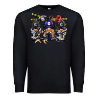 Black police gnome Premium Sweatshirt - BarkalooDesign