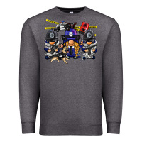 Charcoal Heather police gnome Premium Sweatshirt - BarkalooDesign