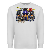 Dove Grey police gnome Premium Sweatshirt - BarkalooDesign
