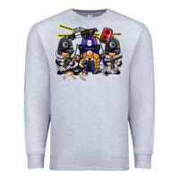 Heather Grey police gnome Premium Sweatshirt - BarkalooDesign