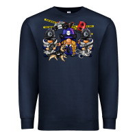 Navy police gnome Premium Sweatshirt - BarkalooDesign