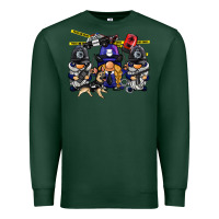 Sports Green police gnome Premium Sweatshirt - BarkalooDesign