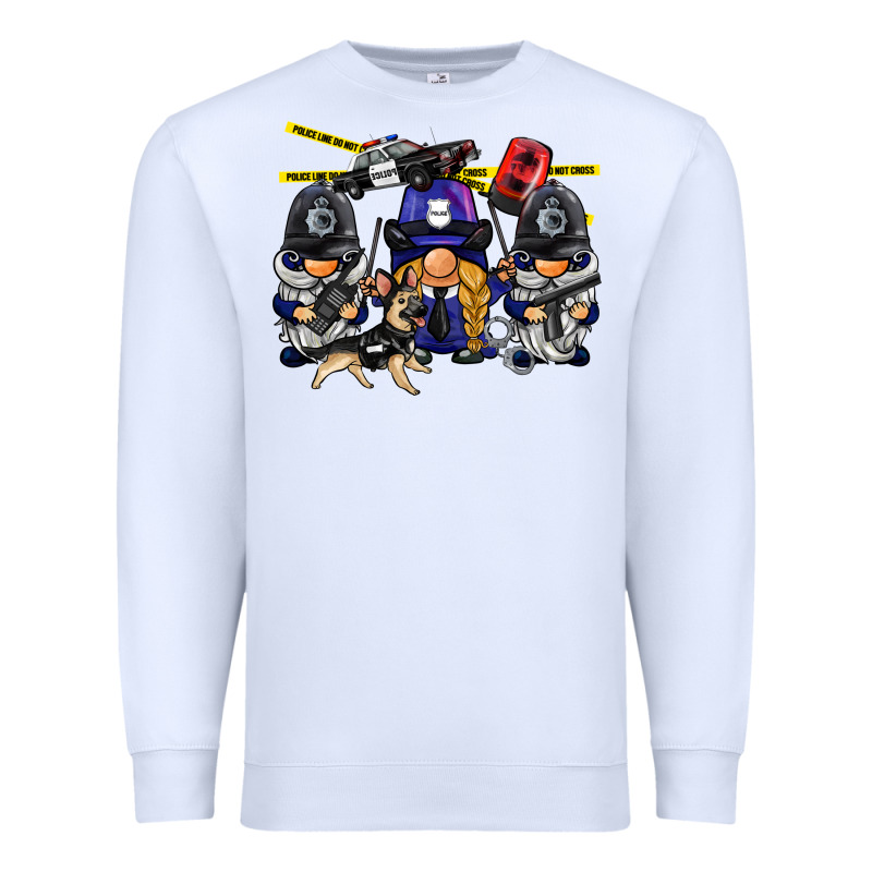 Police Gnome Premium Sweatshirt by BarkalooDesign | Teevron