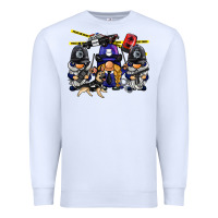 White police gnome Premium Sweatshirt - BarkalooDesign