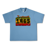 Pebble Blue juneteenth 1865 Urban Heavy Tee - CowGirlArtShop