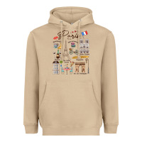 Mushroom paris bonjour eiffel tower paris lover paris traveling vacay Heavyweight Hoodie - trangStudio