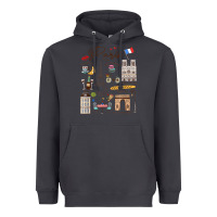 Smoke paris bonjour eiffel tower paris lover paris traveling vacay Heavyweight Hoodie - trangStudio