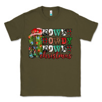 Army Green Howdy howdy howdy Christmas Classic Tee - NancyCooperArtShop