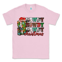 Bubblegum Pink Howdy howdy howdy Christmas Classic Tee - NancyCooperArtShop
