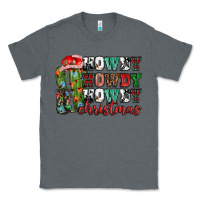 Charcoal Heather Howdy howdy howdy Christmas Classic Tee - NancyCooperArtShop