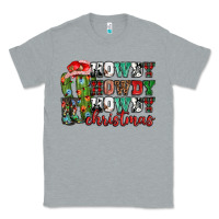 Heather Grey Howdy howdy howdy Christmas Classic Tee - NancyCooperArtShop