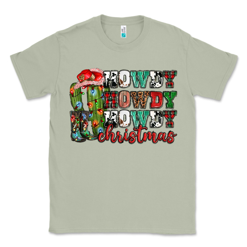 Howdy Howdy Howdy Christmas Classic Tee by NancyCooperArtShop | Teevron