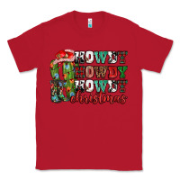 Red Howdy howdy howdy Christmas Classic Tee - NancyCooperArtShop