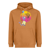 Meerkat basketball player halloween pumpkin skeletons kids boys Heavyweight Hoodie - trangStudio