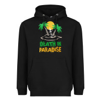 Black Death in Paradise - gift idea Heavyweight Hoodie - trangStudio
