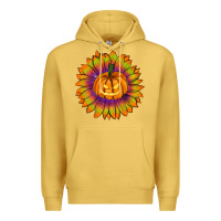 Antique Gold Halloween Sunflower Premium Hoodie - RanaPortraitStore