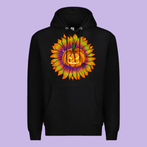 Halloween Sunflower Premium Hoodie Designed By Ranaportraitstore
