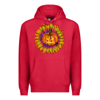 Cardinal Halloween Sunflower Premium Hoodie - RanaPortraitStore