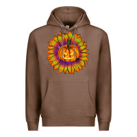 Chestnut Halloween Sunflower Premium Hoodie - RanaPortraitStore