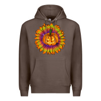 Coffee Halloween Sunflower Premium Hoodie - RanaPortraitStore