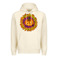 Sandshell Halloween Sunflower Premium Hoodie - RanaPortraitStore
