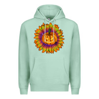 Seafoam Halloween Sunflower Premium Hoodie - RanaPortraitStore