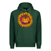 Sports Green Halloween Sunflower Premium Hoodie - RanaPortraitStore