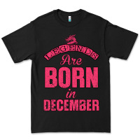 Black LEGENDS ARE BORN İN DECEMBER Premium Tee - Bettercallsaul