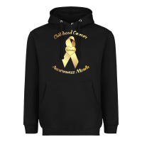 Childhood Cancer Awareness Children Cure Kids Heavyweight Hoodie | Teevron