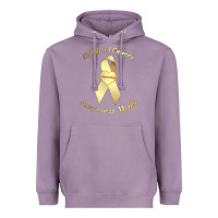 Lavender childhood cancer awareness children cure kids Heavyweight Hoodie - DesignPulse
