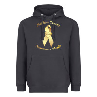 Smoke childhood cancer awareness children cure kids Heavyweight Hoodie - DesignPulse