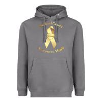 Storm childhood cancer awareness children cure kids Heavyweight Hoodie - DesignPulse