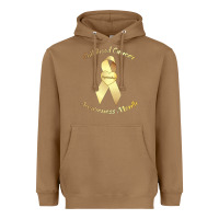 Toasted Coconut childhood cancer awareness children cure kids Heavyweight Hoodie - DesignPulse