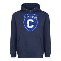 Navy covenant college scots Heavyweight Hoodie - DesignPulse