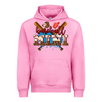 Fuchsia Pink baseball mini Urban Hoodie - AdoDesignShop