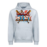 Heather Grey baseball mini Urban Hoodie - AdoDesignShop