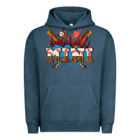 Pigment Midnight Navy baseball mini Urban Hoodie - AdoDesignShop
