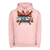Pigment Salmon baseball mini Urban Hoodie - AdoDesignShop
