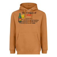 Meerkat the 4 stages of soju i'm rich i'm good looking t shirt Heavyweight Hoodie - DesignPulse