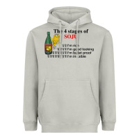 Moon Dust the 4 stages of soju i'm rich i'm good looking t shirt Heavyweight Hoodie - DesignPulse