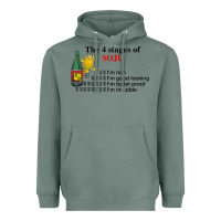 Sage the 4 stages of soju i'm rich i'm good looking t shirt Heavyweight Hoodie - DesignPulse