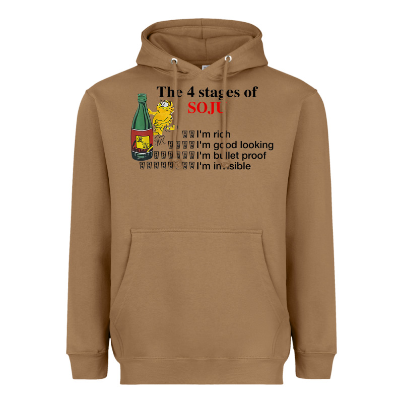 The 4 Stages Of Soju I'm Rich I'm Good Looking T Shirt Heavyweight Hoodie by DesignPulse | Teevron