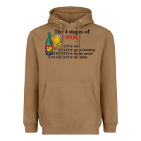 Toasted Coconut the 4 stages of soju i'm rich i'm good looking t shirt Heavyweight Hoodie - DesignPulse