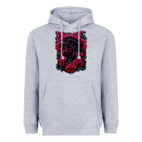 Heather Grey escape the fate Heavyweight Hoodie - DesignPulse