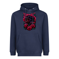 Navy escape the fate Heavyweight Hoodie - DesignPulse