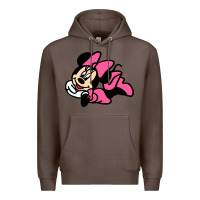 Coffee Minnie Mouse Premium Hoodie - CowhideDigitalArt