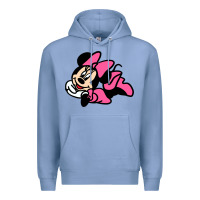 Colony Blue Minnie Mouse Premium Hoodie - CowhideDigitalArt