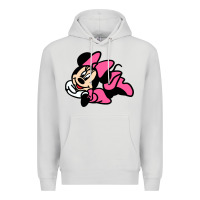 Dove Grey Minnie Mouse Premium Hoodie - CowhideDigitalArt