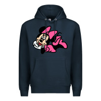 Navy Minnie Mouse Premium Hoodie - CowhideDigitalArt