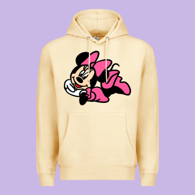 Minnie Mouse Premium Hoodie Designed By Cowhidedigitalart